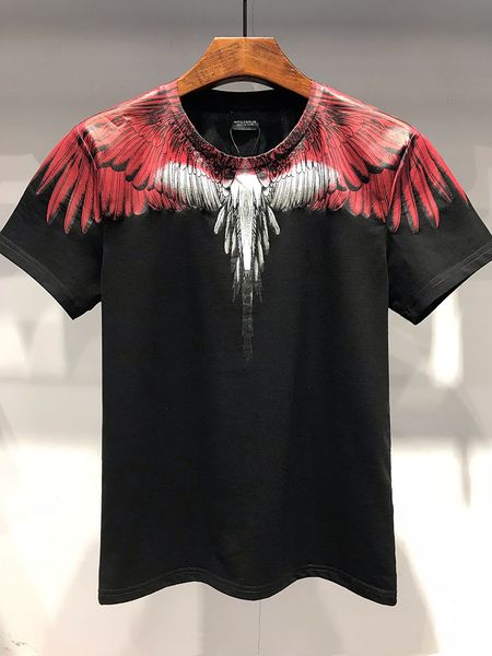 

2019 бесплатная доставка мужская одежда хлопок одежда тройник новая продажа печатных мужская футболка с коротким рукавом m179, White;black