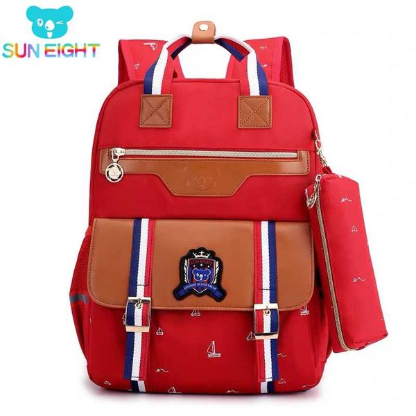 

sun eight 6 colors orthopedic backpack school bag for girl oxford backpack children school bookbag girl's bags handbag