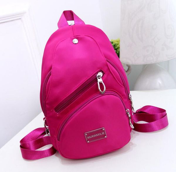 

backpack bags women oxford hasp short style purple large capacity multifunction shoulder bags 5colors