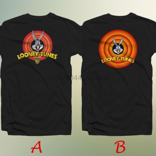 

looney tunes american animated film new t-shirt cotton 100%, White;black
