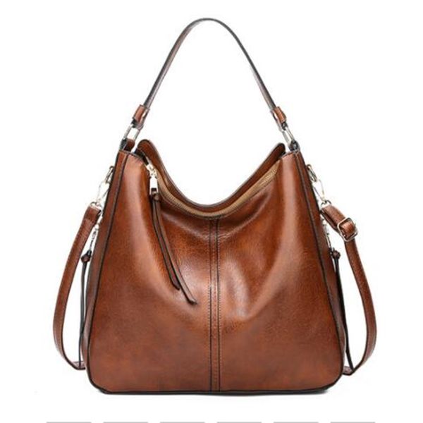

vintage brown women leather handbags luxury designer shoulder bags brand crossbody bags for women messenger bag