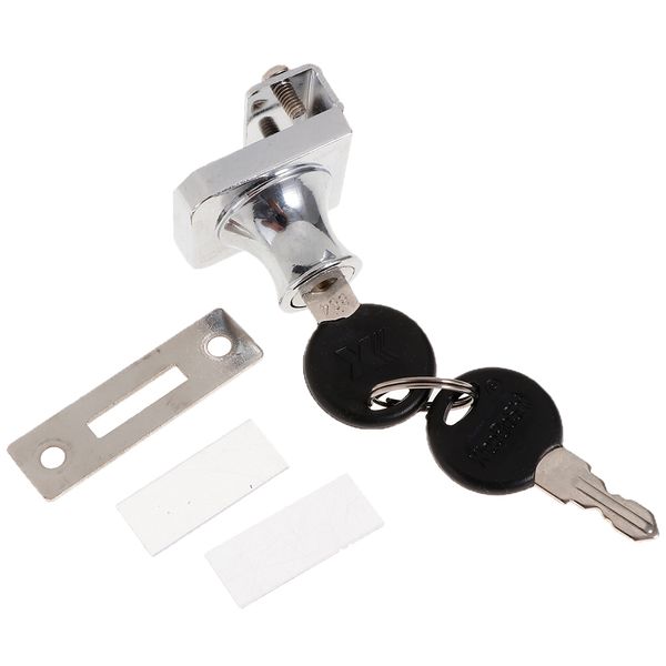 

cam lock door cabinet mailbox postbox drawer cupboard lock 4.5-8mm + 2 keys for office shop important secure lockset