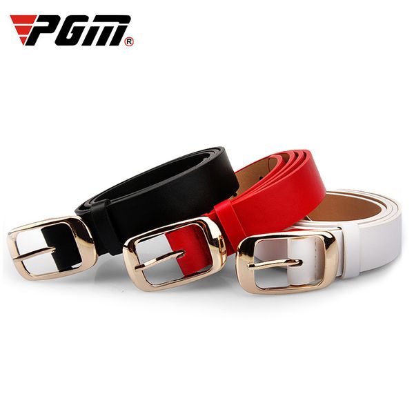 

pgm korean repair waist golf belt ladies'decorative square belt sports pu pd010, Gary;green