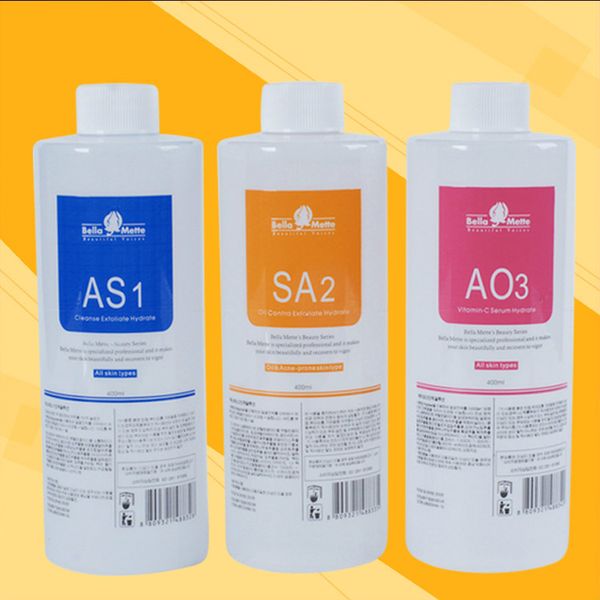 

hydra dermabrasion as1 sa2 ao3 aqua peeling solution 400ml / bottle face clean facial cleansing blackhead for normal skin