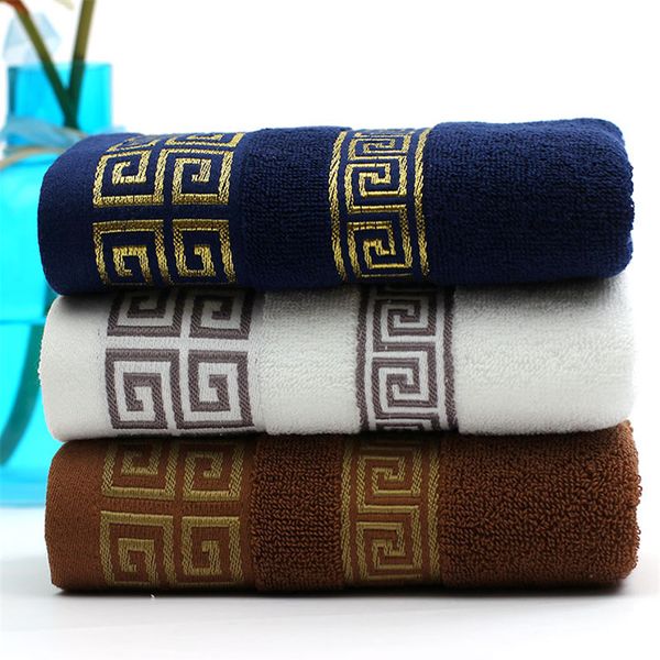 

100% cotton embroidered towel sets bamboo beach bath towels for adults soft face towels 35*75cm