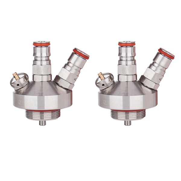 

2pcs stainless steel keg growler taps dispensers for craft beer brewing