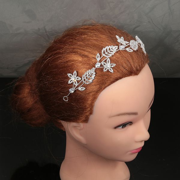 

tiaras and crowns hadiyana new fashion hair accessories romantic design women wedding bridal hair jewelry bc5008 haar sieraden, Golden;white