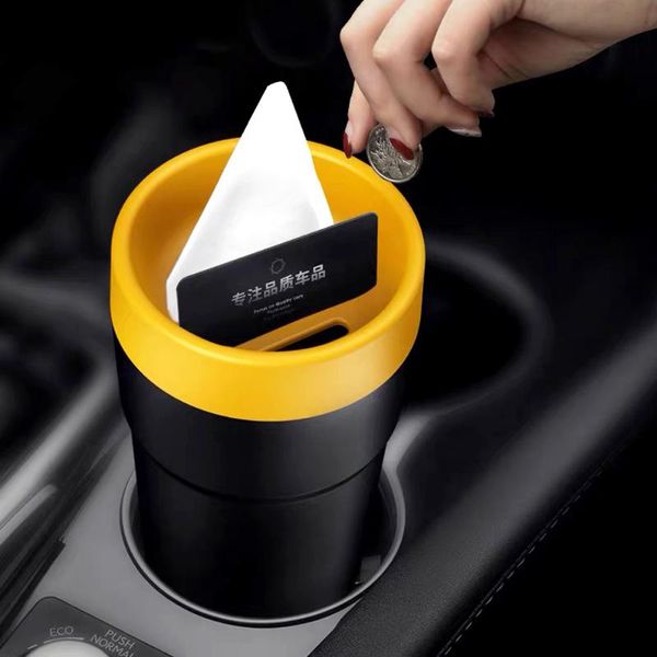 

car trash bin/box auto organizer storage box car trash can rubbish garbage holder automobile storage bucket for accessories