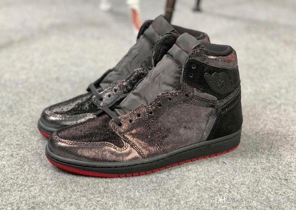 

air authentic 1 high og sp gina black white varsity red men basketball shoes mans retro sports sneakers cd7071-001 with box