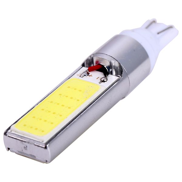 

dc 12v t10 10w 194 168 w5w cob led super white light резервного fog brake lamp
