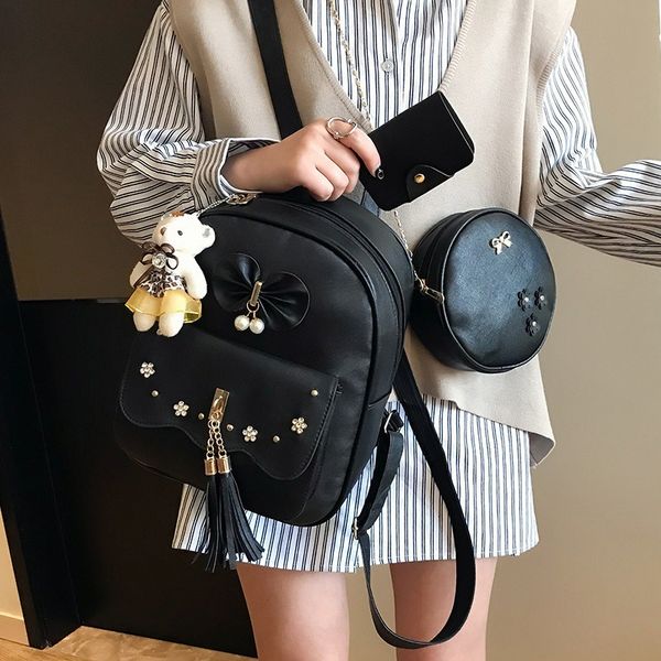 

2020 new korean backpack women's fashion casual large capacity backpack cute schoolbag lady