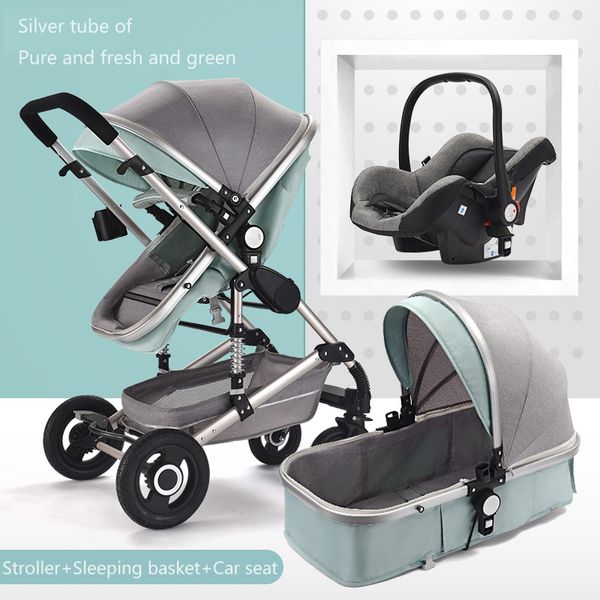 

baby stroller 3 in 1 pram with car seat travel system baby stroller with car seat newborn comfort kinderwagen