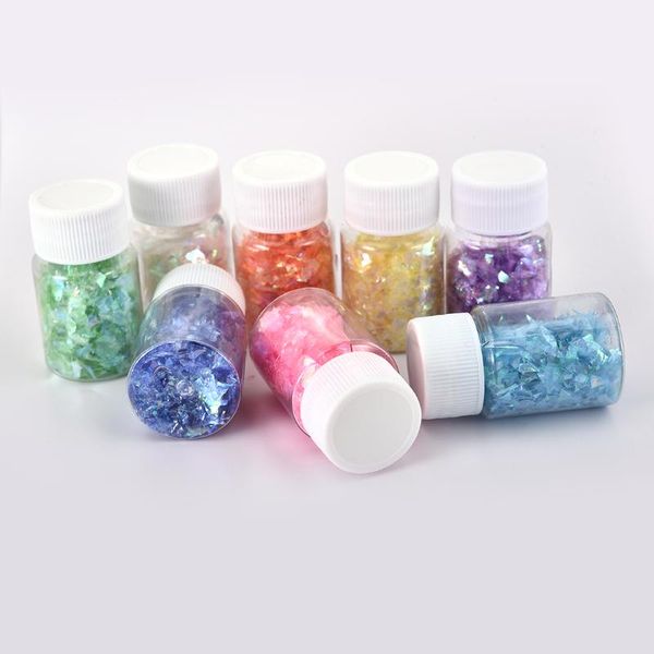 

15ml dazzling broken sugar shell pieces flashing uv material epoxy jewelry filling for resin diy jewelry making