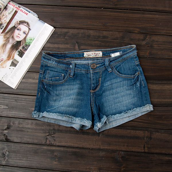

low waist denim shorts size xl female short jeans summer ladies shorts solid women denim n9, White;black