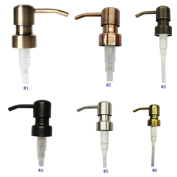 

28/400 soap dispenser black copper brass bronze rust proof stainless steel liquid pump bathroom jar not included mma2756