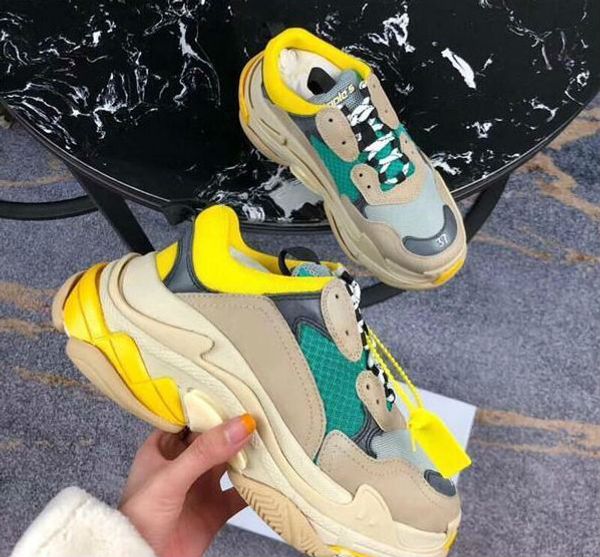 

new sale 19fw triple s sneakers triple-s mens running shoes for women tripler designer sneakers platform sports luxe trainers dad shoes