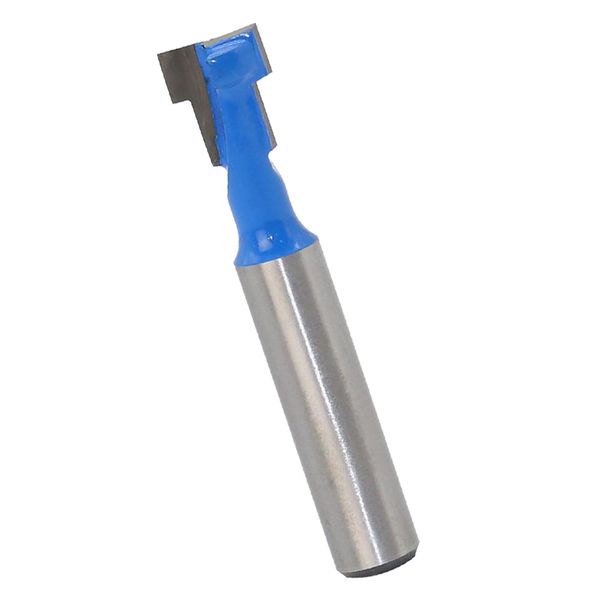 

t-slot router bit - 8mm shank - carbide woodworking 3/8" bolt keyhole cutter