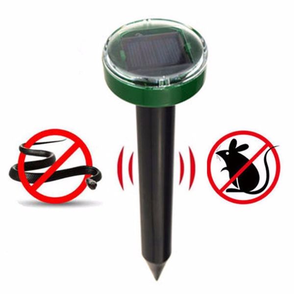 

solar powered ultrasonic snake repeller household garden yard snake mouse cat pest rodent repellent animal rejector pest control other garde