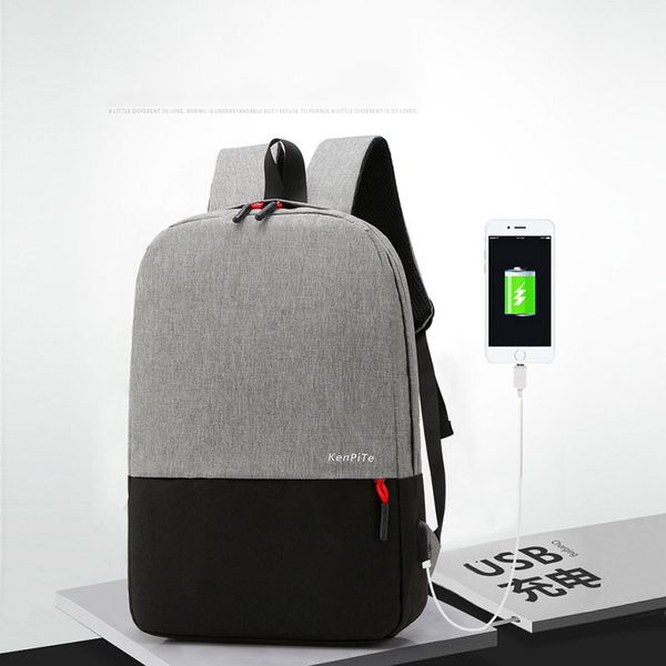 

fashion new usb charging backpacks with headphone jack business lapmen backpack travel school college bag