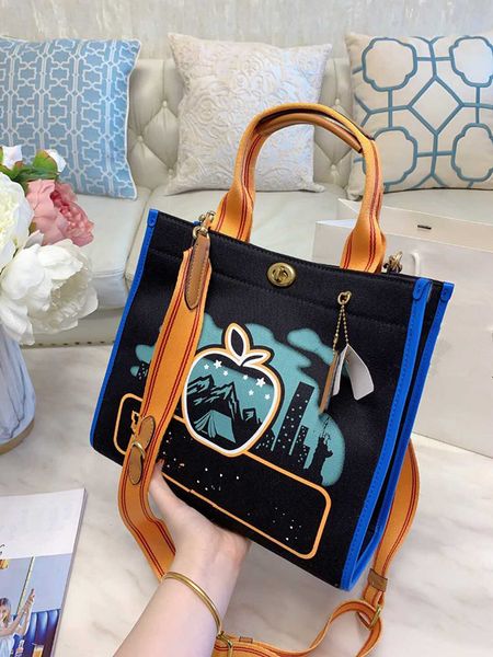 

spring and summer 2020 new shopping bag designer design fashion single shoulder bag multi-function portable sail cloth bag