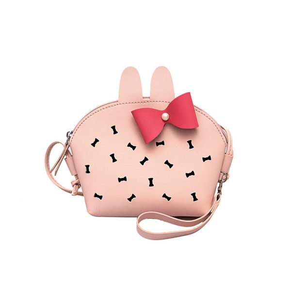 

child mini cross body bags bow cartoon shell bags 2019 new messenger bag hollow out pu leather small shoulder bag handbags a1