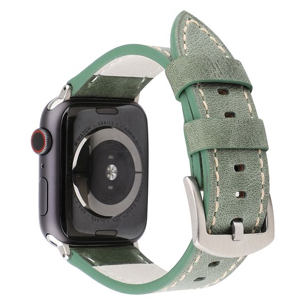 

genuine leather strap for apple watch band loop 42mm 38mm watchband for iwatch 44mm 40mm 5/4/3/2/1 bracelet accessories, Black;brown