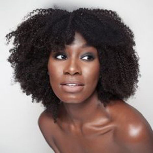 Neue Frisur für Damen, schwarz, brasilianisches Haar, Afroamerikaner, kurze Locken, natürliche Perücke, Simulation menschliches Haar, Afro-Perücke, verworrene Locken für Frauen