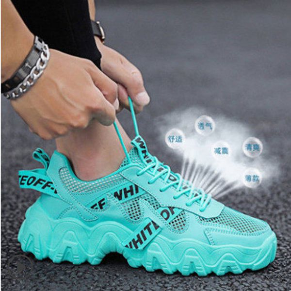 

2020 summer new fashion men ins net red sports shoes daddy port wind students shoes tide shoes hollow