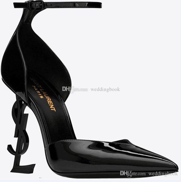 

genuine leather designer 2019 new women black sandals female pointed toe high-heeled shallow mouth shoes stiletto heel wedding shoes