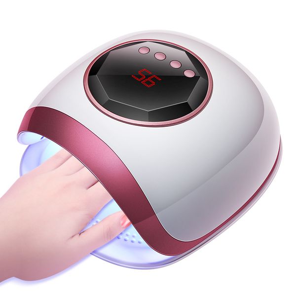 

72w smart light therapy machine non-induction uv/led nail lamp 30 leds manicure for nail curing 60s/90s timer