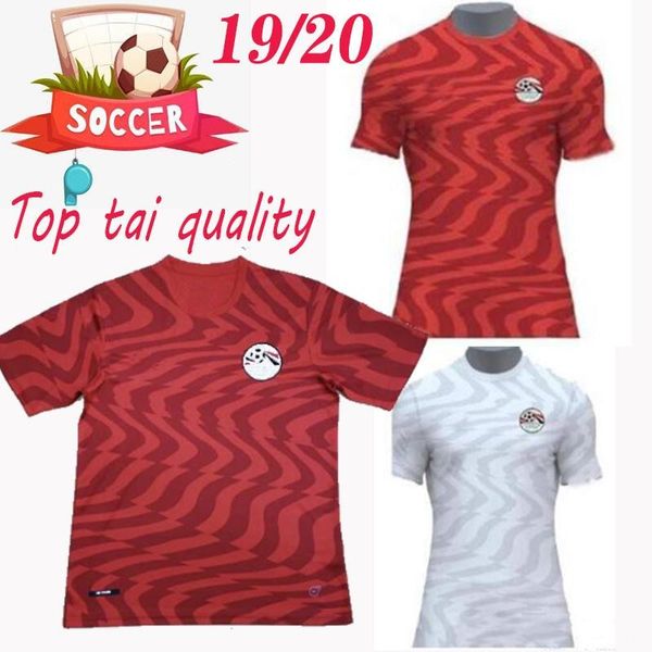 

M. SALAH 19 20 Egypt home red soccer jersey KAHRABA A. HEGAZI RAMADAN 2019 2020 Egypt away white football shirt TOP THAI QUALITY