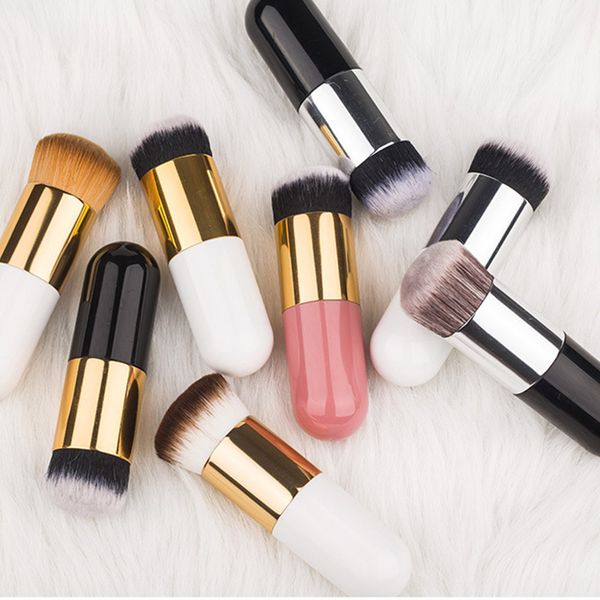 

fatty makeup brush multi-color round head foundation bb cream brush delicate and soft facial makeup tools t0702