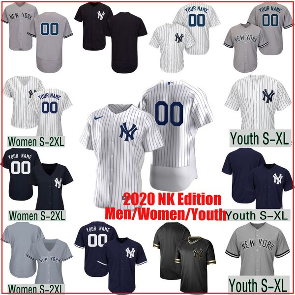 

2020 men's women's youth new gleyber torres gary sánchez brett gardner gio urshela luke voit didi gregorius mike tauchman york yan, Blue;black