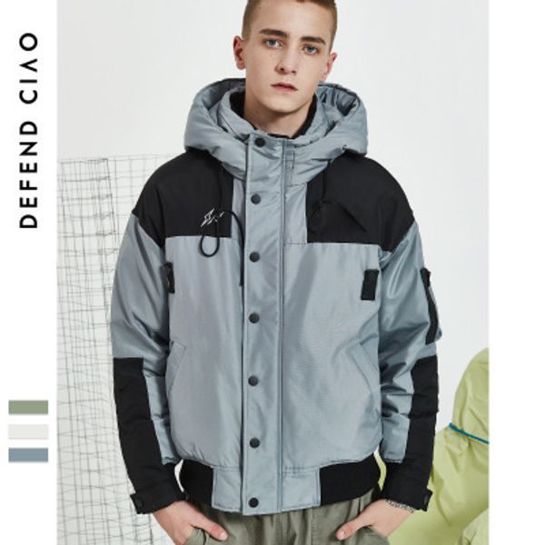 

mens designer down coat fashion street style mens jackets fashion lightning niche brand thick coat warm clothes excellent quality, Black