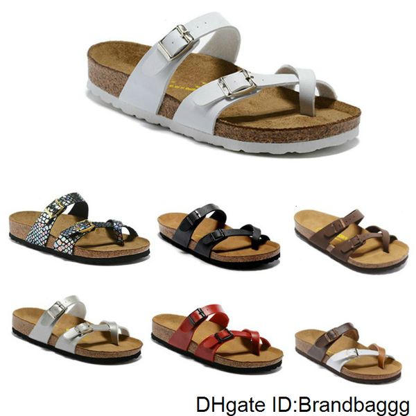 

wholesale 12 color mayari florida arizona sell summer men women flats sandals cork slippers beach slippers size 34-46, Black