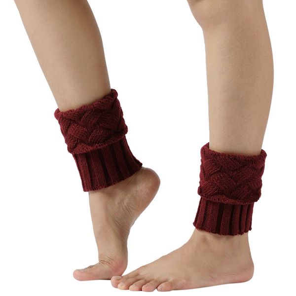 

fashion leg warmers knee high winter leg warmer women winter warm knit leg warmers crochet leggings slouch boot, Black;white