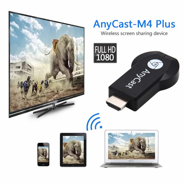

Hot Anycast M2/M4/M9plus Chromecast 2 mirroring multiple TV stick Adapter Mini PC Android Chrome Cast HDMI WiFi Dongle 1080P newest