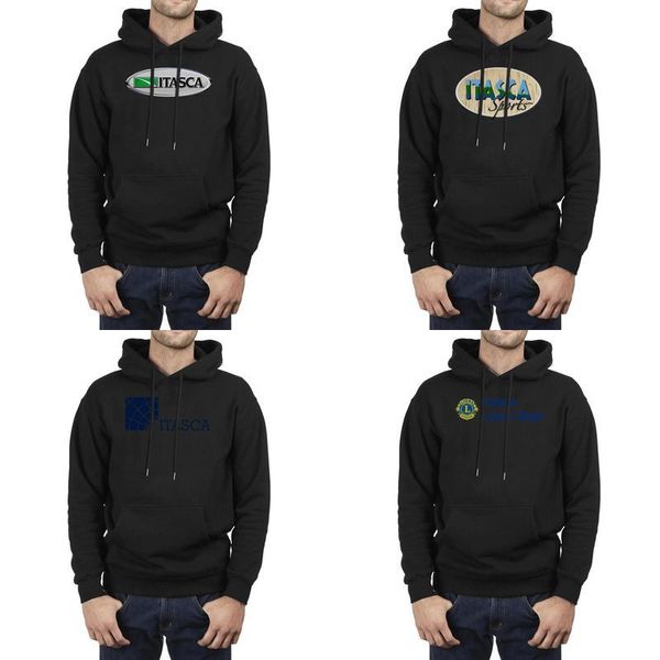 

мода мужчины itasca черный негабаритных толстовки персонализированные новинка друзья расширенный rv outfitter производство визитная карточка, Black