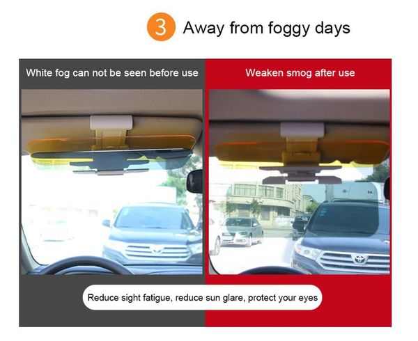 

автомобиль зонт день и ночь солнцезащитный козырек затемнением очки clip-на вождение автомобиля щит для clear view visor