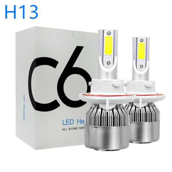 

winsun c6 car led bulb h13 h4 headlights 72w 7600lm light bulbs h1 h11 automobiles 6000k 9005 9006 parking 12v 24v 3000k 5500k head