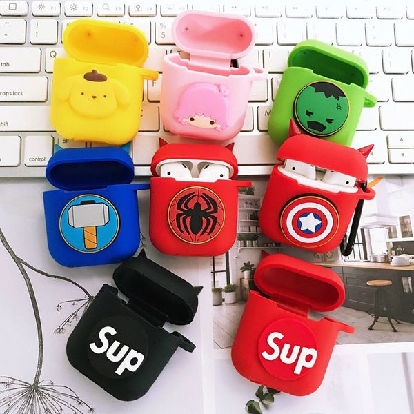 

For apple airpod 1 2 wirele bluetooth head et up ilicone cartoon de ign gel protective cover airpod protective ca e
