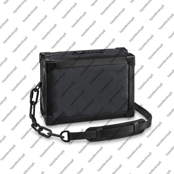 

m44730 m55700 soft trunk men women box messenger bag purse canvas cowhide luxury designer leather chain handbag shoulder bags