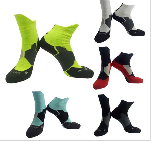 

professional sports competition socks low and medium high men and women long and short tube non-slip socks, Black