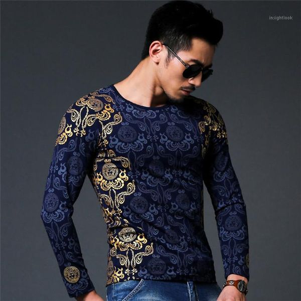 

wholesale- new autumn winter men t shirt men's long sleeve t shirt slim fit men shirt fashion casual breath1, White;black