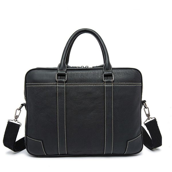 

2020 genuine leather male package business affairs head layer cowhide handbag man briefcase single shoulder satchel computer bag