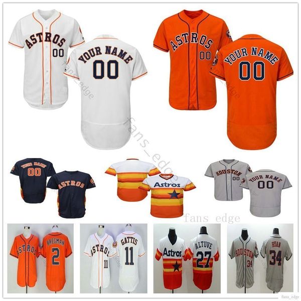 

custom houstonastros #2 alexbregman man woman kids youth baseball jerseys home away stitched logos ing, Blue;black