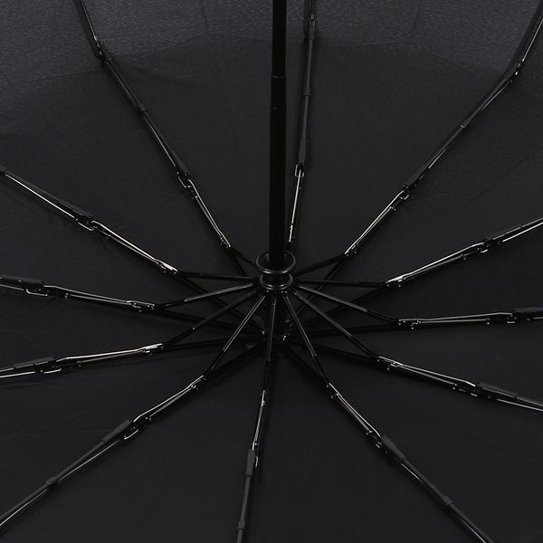 

12 ribs windproof travel umbrella with teflon canopy, lengthened handle with auto open close button, compact protection from rai