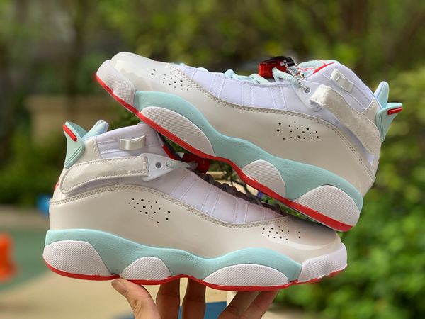 

2019 new released 6 6s rings gs basketball shoes 323399-104 women s vi white blue sports sneakers size eu36-40