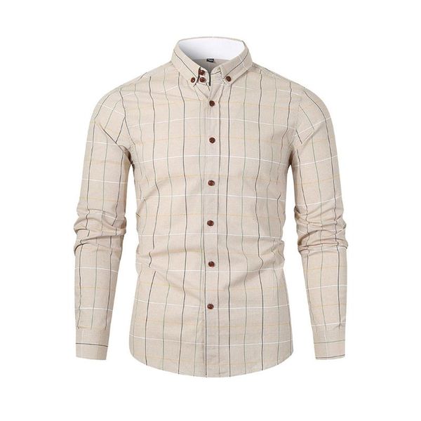 

muqgew mens shirts long sleeve striped button shirt cotton dress shirt men business formal multi color, White;black