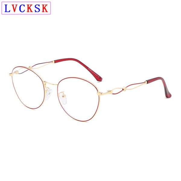 

women transparent glasses frames clear glass metal retro fashion patchwork color hollow out temple literary spectacles frame n5, Black